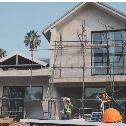residential construction project in Los Angeles California